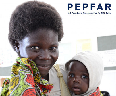 Cover of the five-year strategy report for the U.S. President's Emergency Plan for AIDS Relief (PEPFAR)