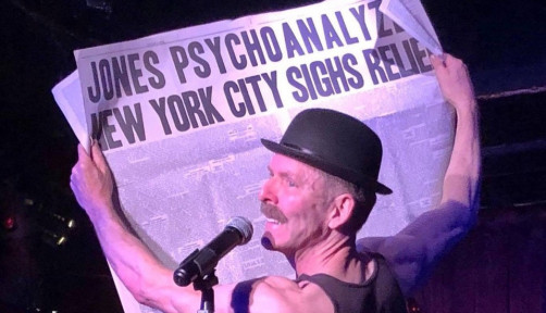 Psychoanalyst Bradley Jones in his memoir musical Dr. Bradley’s Fabulous Functional Narcissism…the Psychoanalytic Odyssey of a Once Glorified Chorus Boy