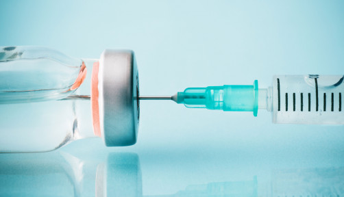 vial and needle vaccine injection medication